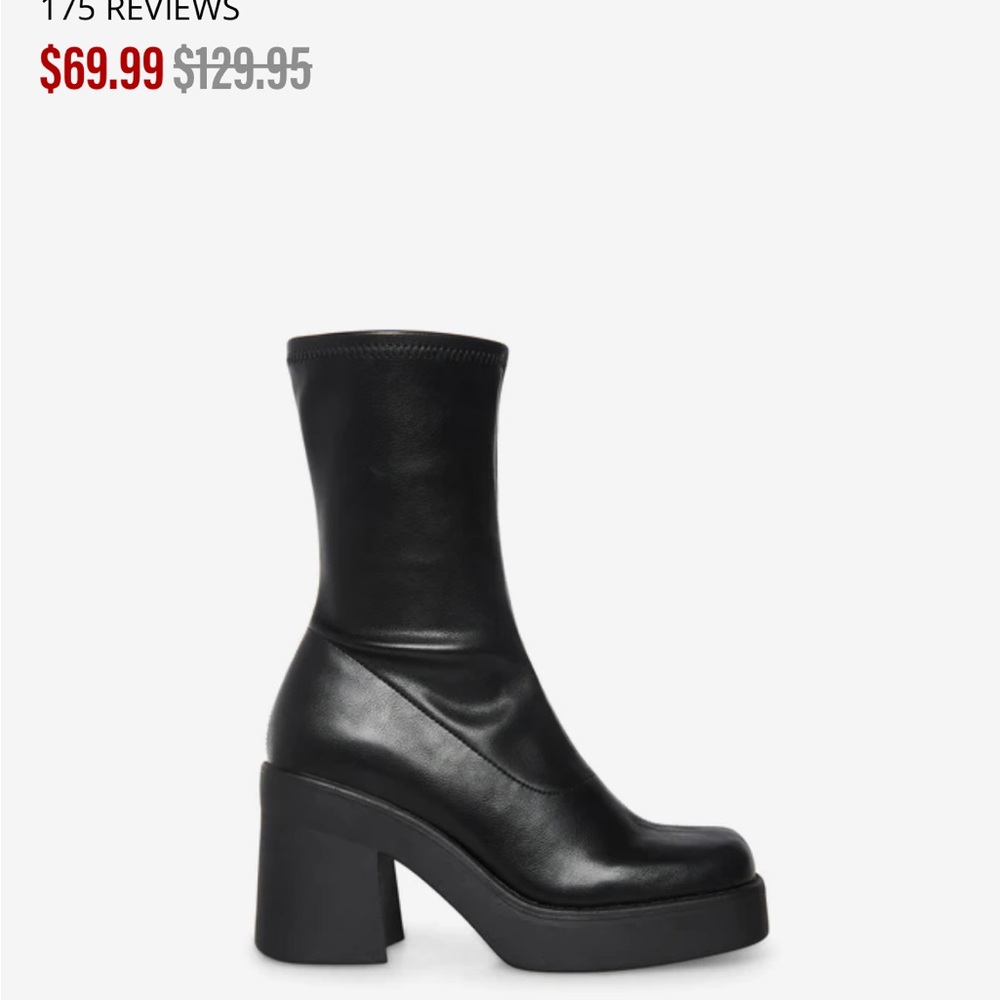 Steve Madden Klayton Boot, Black, 7.5